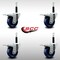 Service Caster 3.5'' SS Solid Poly Swivel 3/4'' Expanding Stem Caster Set Total Lock Brake, 4PK SCC-SSEXTTL20S3514-SPUS-34-4 - alternate 3